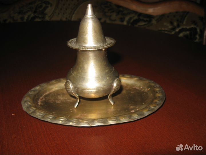 Антикварный набор для специй Серебрение Германия