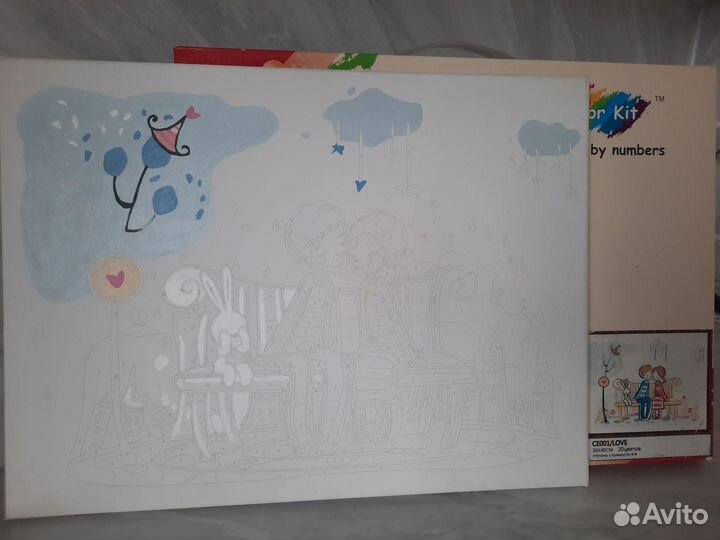 Картина по номерам 30х40