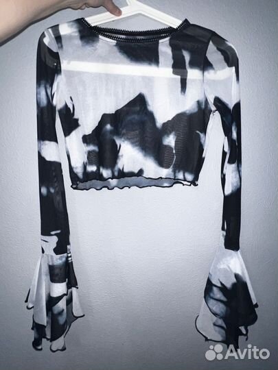 Сетчатый топ y2k