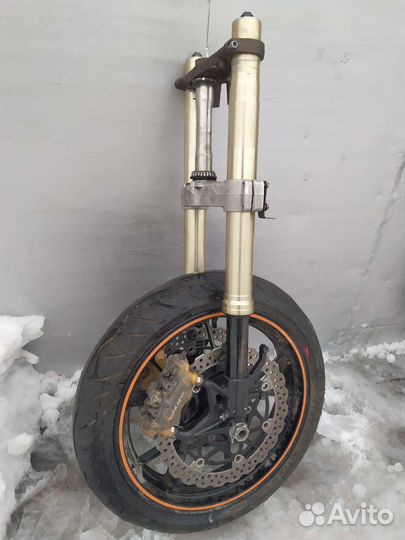 Вилка ZX6R 636 перья с траверсами 2005-2006