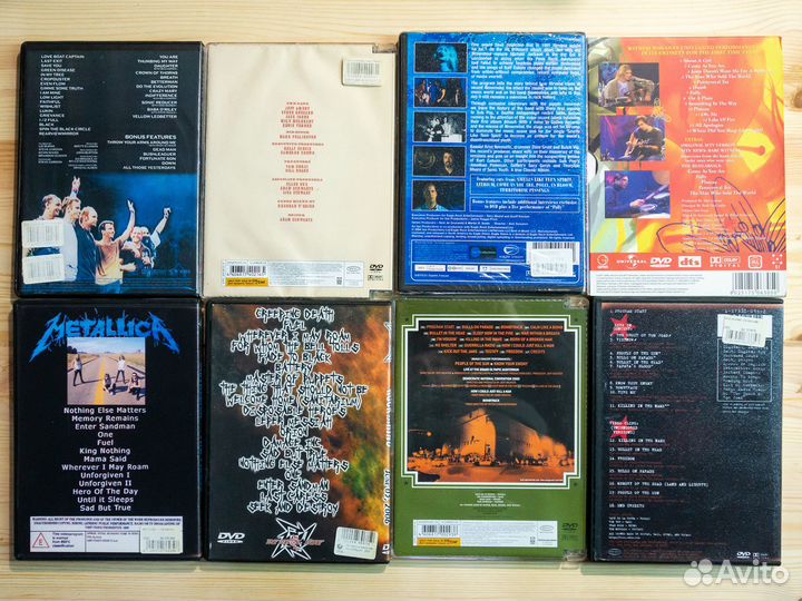 Зарубежная рок музыка на DVD + попса