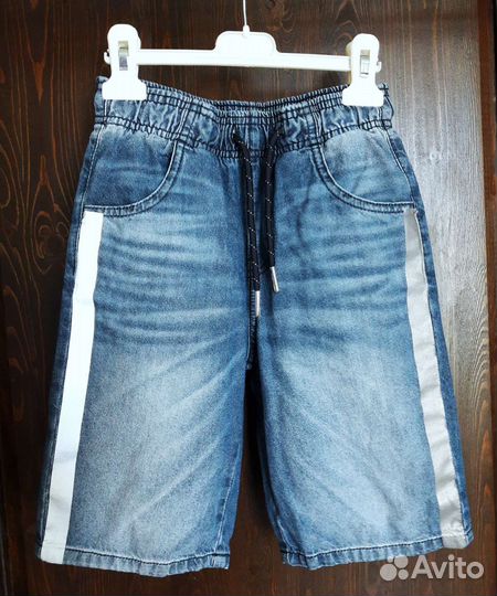 Шорты джинсовые на мальчика 128 134