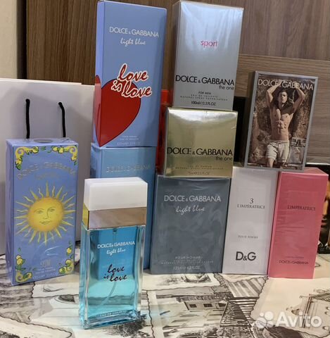 Туалетная вода Dolce gabbana 75-100 мл