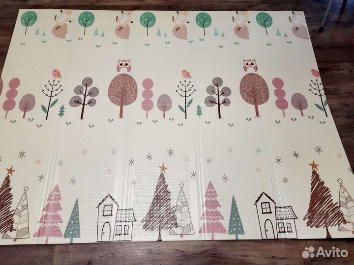 Детский коврик для ползания складной