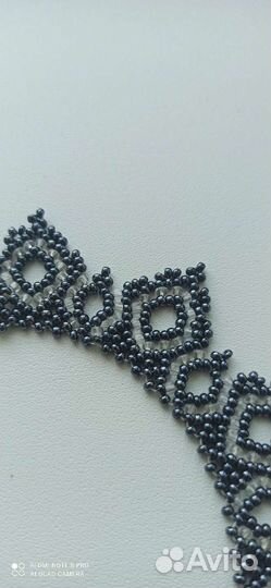 Колье из бисера