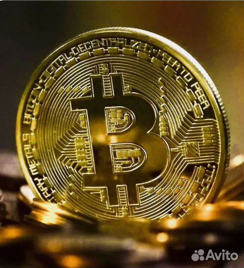 Сувенирная Монета Биткоин Биткойн Bitcoin