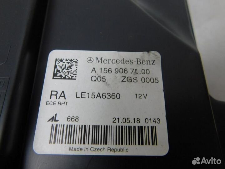 Фара правая Mercedes-Benz GLA-Class