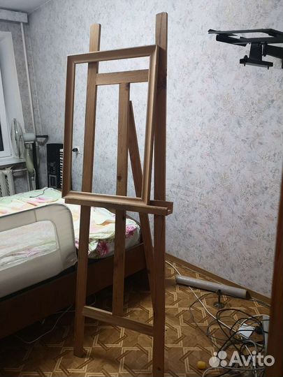 Мольберт для рисования напольный и рамка