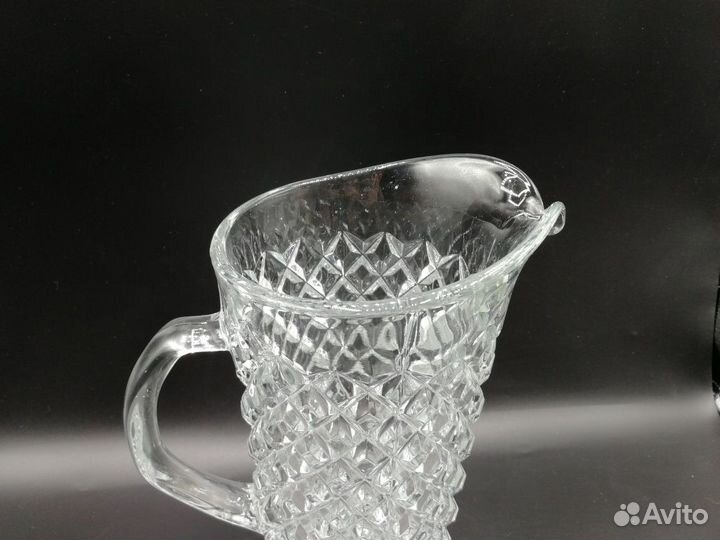 Кувшин 1270 мл хрусталь / стекло гранение