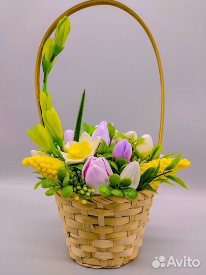 Букеты цветов из мыла