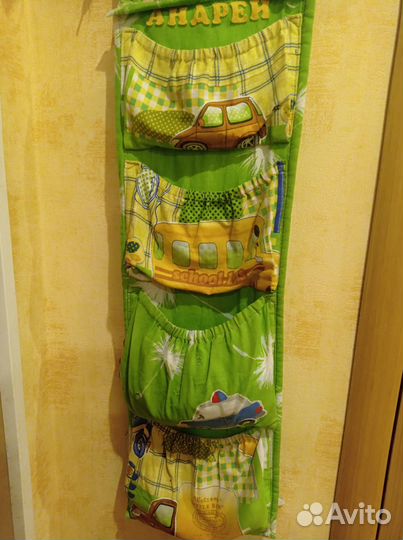 Кармашки для одежды для детского сада