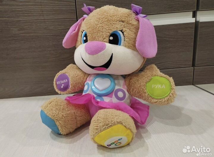 Сестричка ученого щенка fisher price оригинал