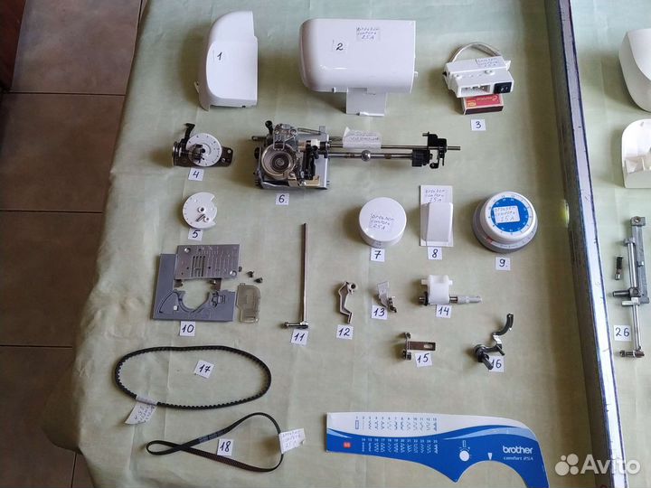 Запчасти для швейных машин brother
