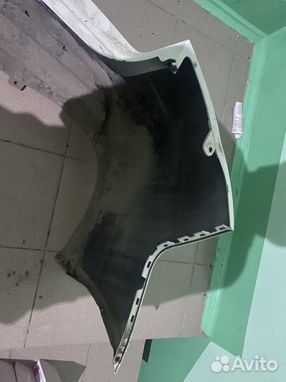 Бампер задний kia cerato 2011 белый