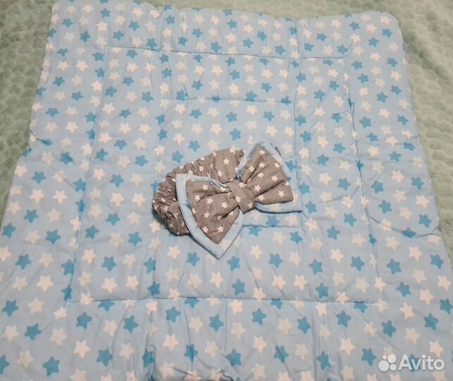 Конверт для выписки новорожденного мальчика