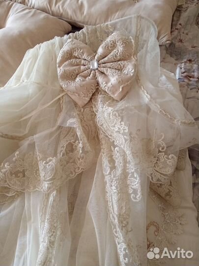 Бортики и балдахин в кроватку