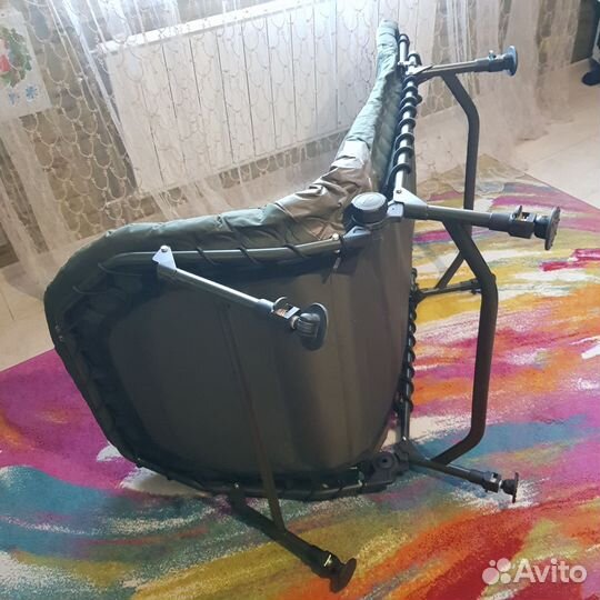 Раскладушка туристическая с матрасом