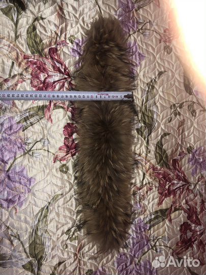 Воротник из енота