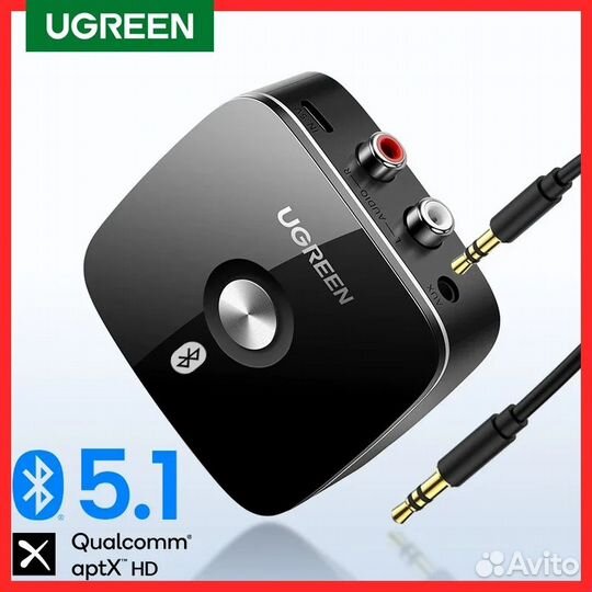 Адаптер Bluetooth (ресивер) Ugreen CM106 aptX HD