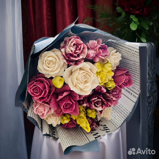 Букет из зефира