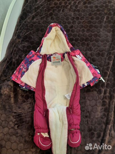 Новый зимний комбинезон для девочки 68