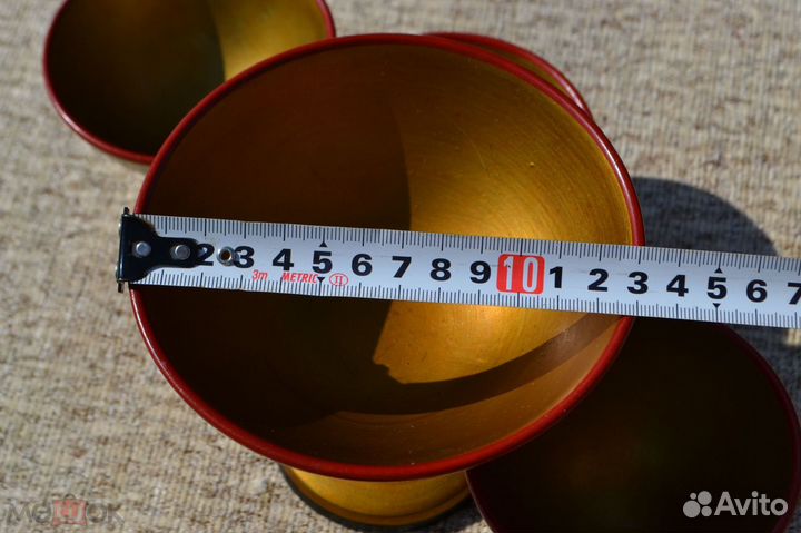 Набор деревянной посуды СССР Хохлома Винтаж