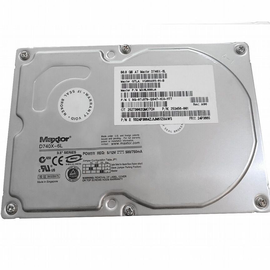 [6L080J4] Жесткий Диск Maxtor 80gb Ide 3.5" 6l080j4