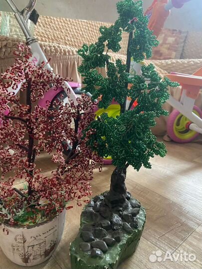 Цветы из бисера