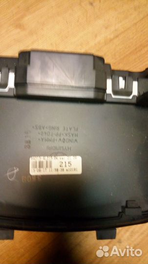 Щиток приборов hyundai solaris 1 1.6 АКПП 2013г