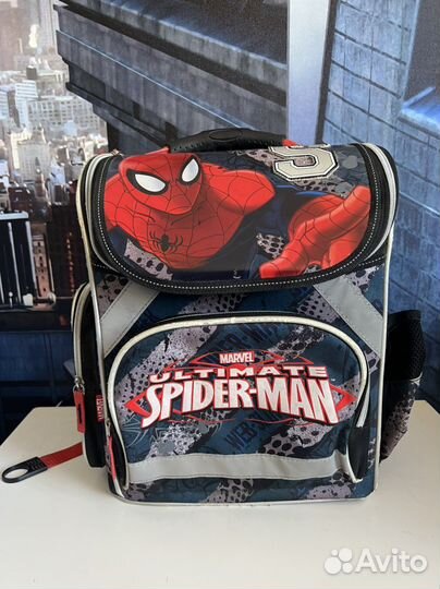 Рюкзак школьный детский человек паук