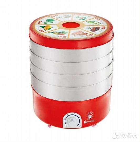 Сушилка для овощей и фруктов, 4 яруса