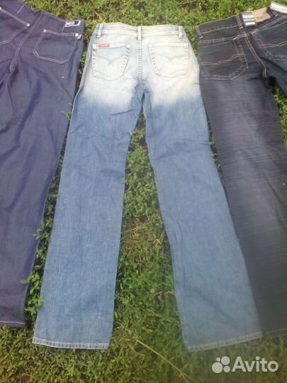 Джинсы новые голубо-синие 26 34