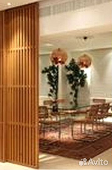 Межкомнатные перегородки из реек