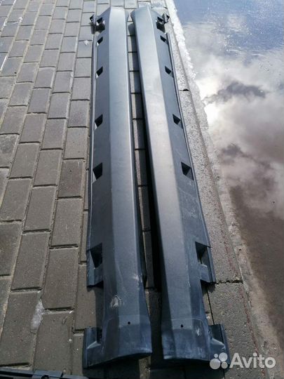 Накладки на пороги Mercedes ML 350 W164