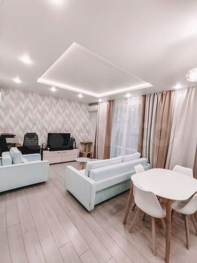 3-к. квартира, 73,6 м², 1/25 эт.