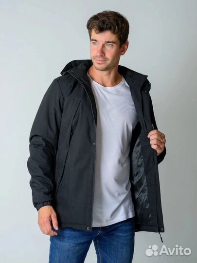 Мужская Демисезонная куртка черная