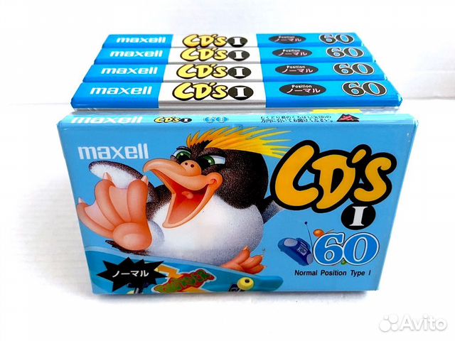 Аудиокассета кассета Maxell CD's I 60 - 1995 г