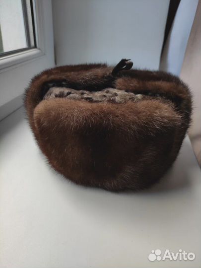 Норковая шапка мужская