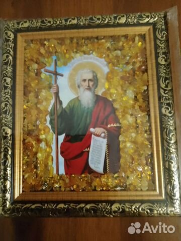 Иконы Андрей Первозванный, Ангел в янтаре
