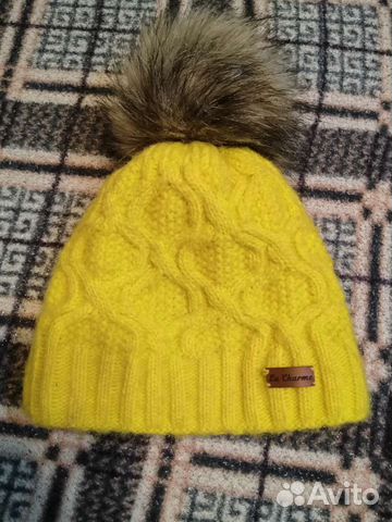 Шапка зимняя для девочки, на обхват головы 48-50см