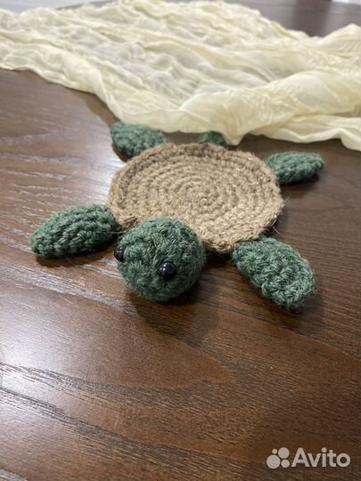 Вязанная подставка для стакана