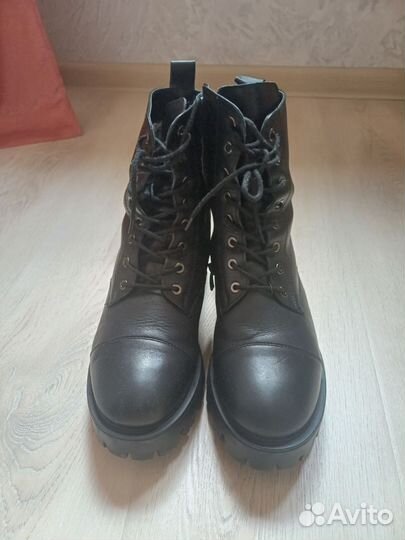 Ботинки 38р кожаные