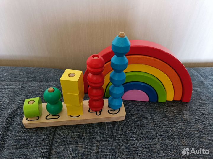 Развивающие деревянные игрушки