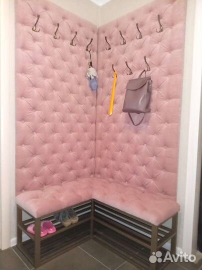 Стеновая панель (прихожая) с каретной стяжкой