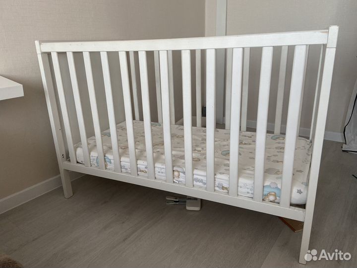 Детская кровать IKEA Сундвик с матрасом