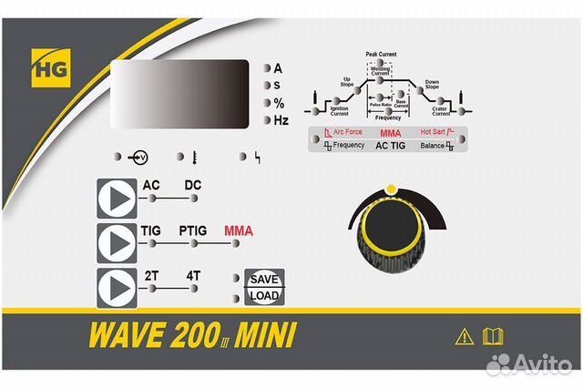 Аппарат аргонодуговой сварки hugong wave 200 III