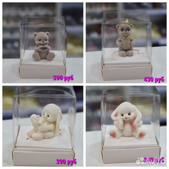 Фигурки из шоколадной глазури на торт в наличии