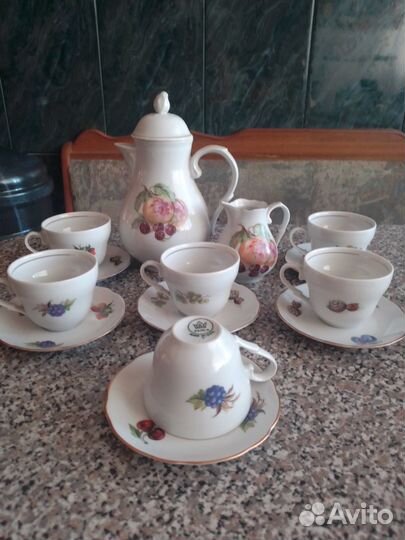 Фарфоровый сервиз СССР Дулево