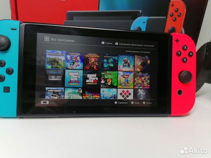 Прошитая Nintendo Switch 288gb(2rev) +999игр