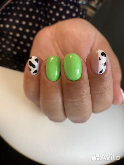 Покрытие гель лаком,наращивание